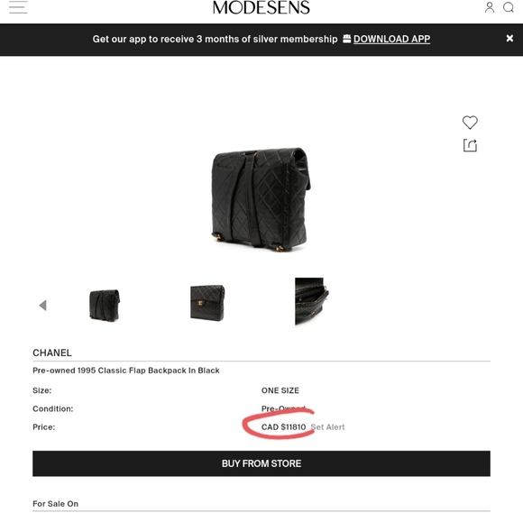 AUTHENTIC 1995 VINTAGE CHANEL CLASSIC LAMBSKIN FLAP BACKPACK WITH GHW - Picture 12 of 16